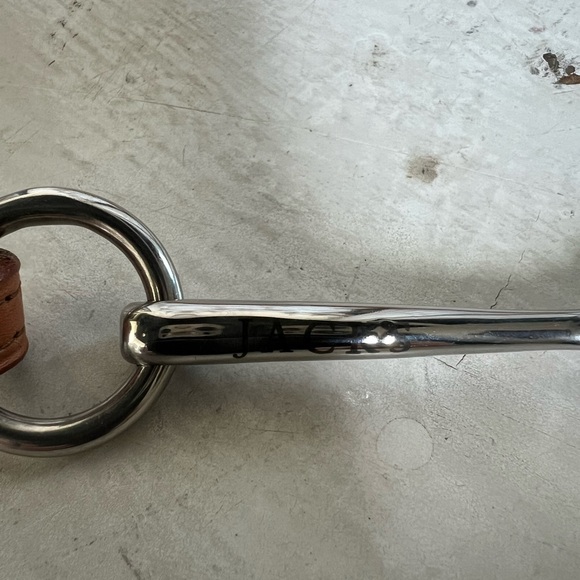 Equestrian Snaffle Bit Belt.  Brown leather. New - Picture 10 of 12